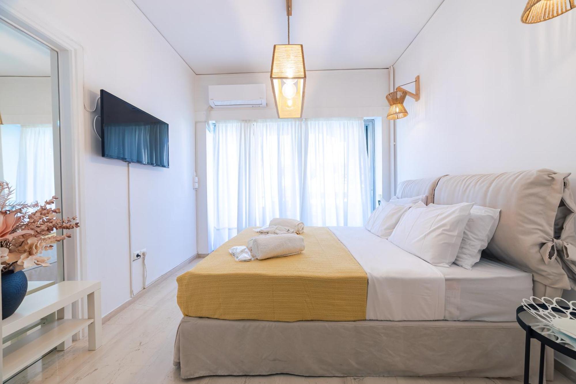 Blanc Dans Le Centre De Glyfada Appartement