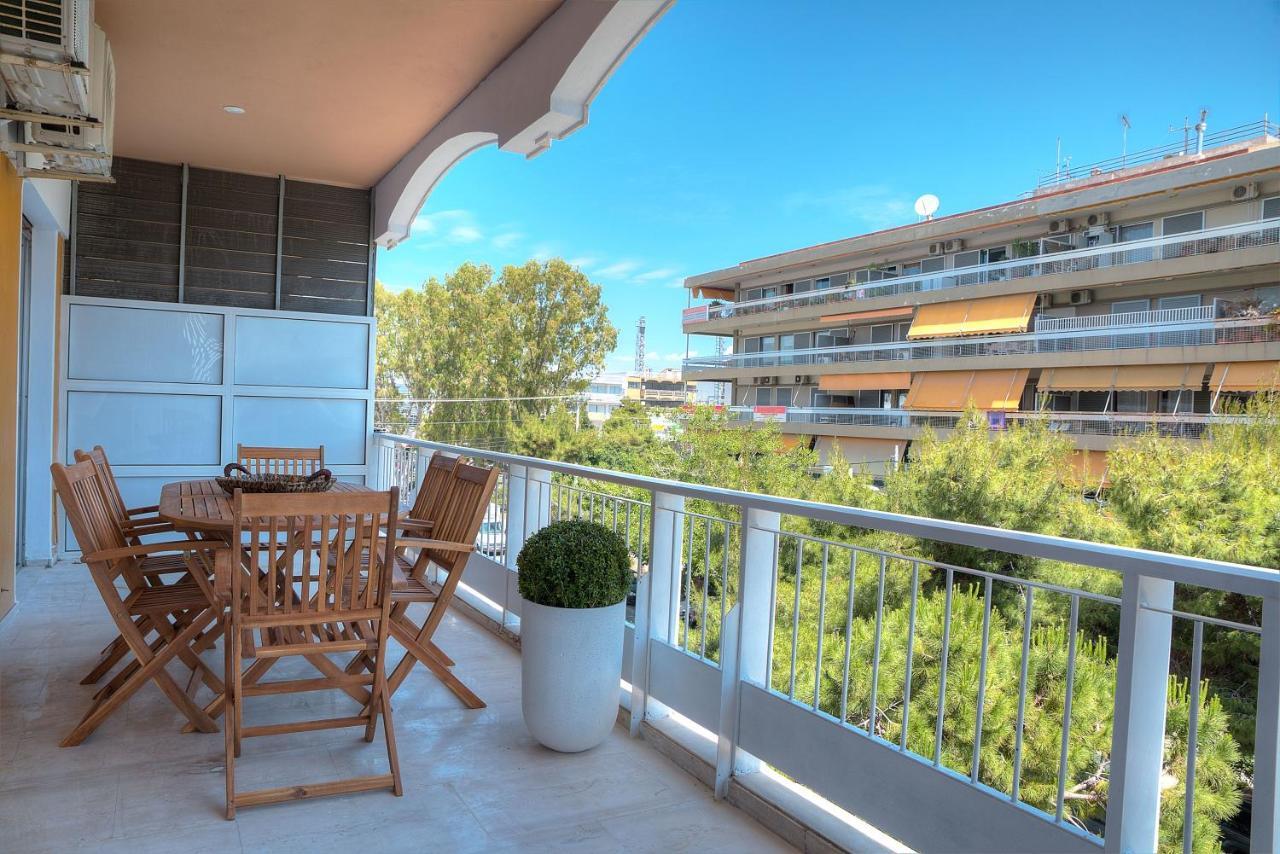 Blanc Dans Le Centre De Glyfada Appartement *